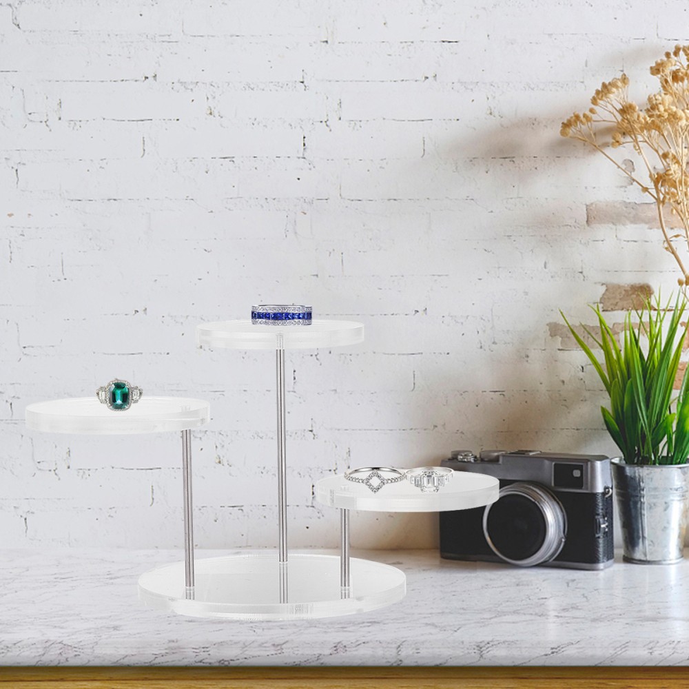 Display Stand Acrylic Display Rack Multilayer Stand for Home Store