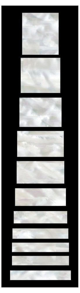 Sticker/Decal (F-005BL-WT) White