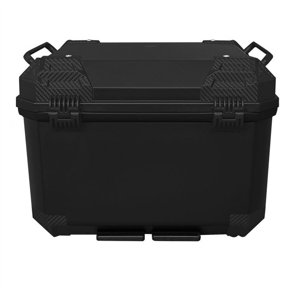45L Motorcycle Helmet Waterproof Box Rear Luggage Tool Box with Lining