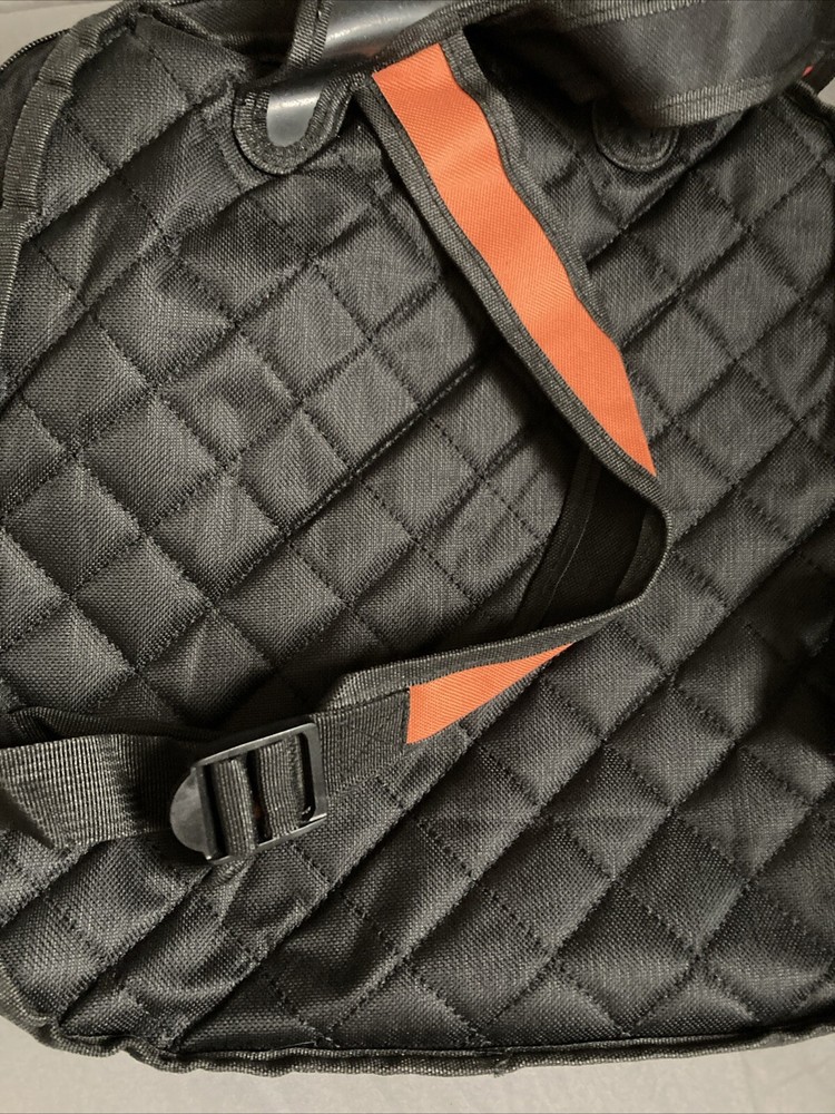 15” Backpack Red Canvas Cartoon 12” Laptop Compartment Adjustable Straps Handle