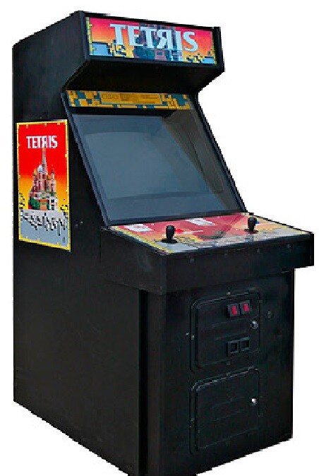 TETRIS ARCADE MACHINE by ATARI 1988 (Great Condition) *RARE*