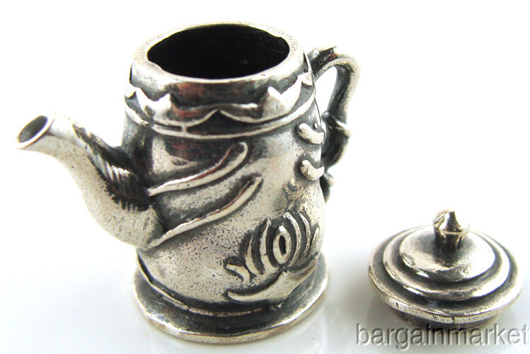 Miniature Sterling Silver Tea Coffee Pot Pitcher #494