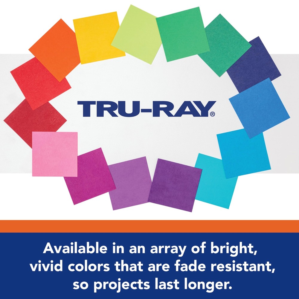 Construction Paper Warm Assorted Colors 9" x 12" Heavyweight 50 Sheets