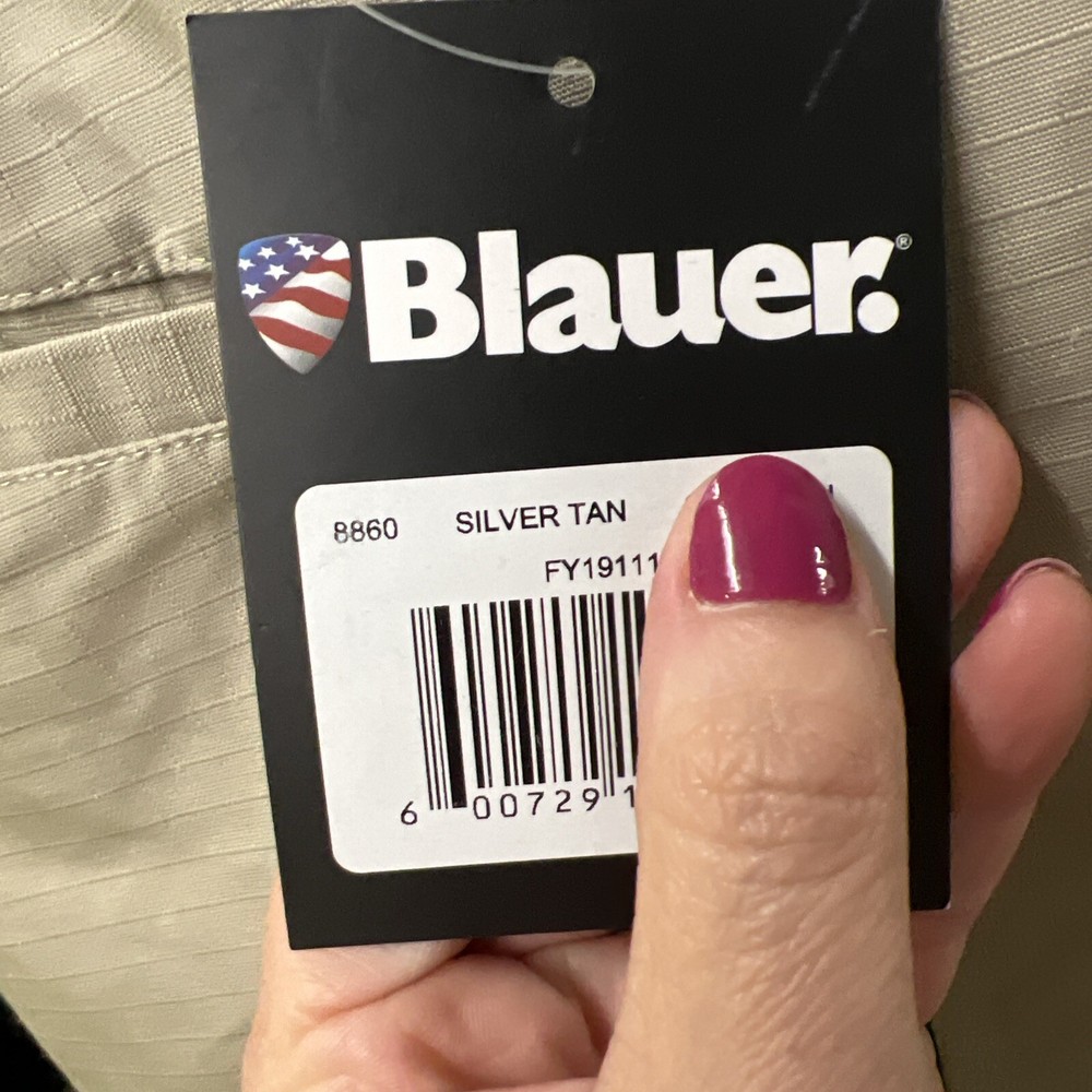 New Blauer Silver Tan Recruit Pants Size 40, Style 8860