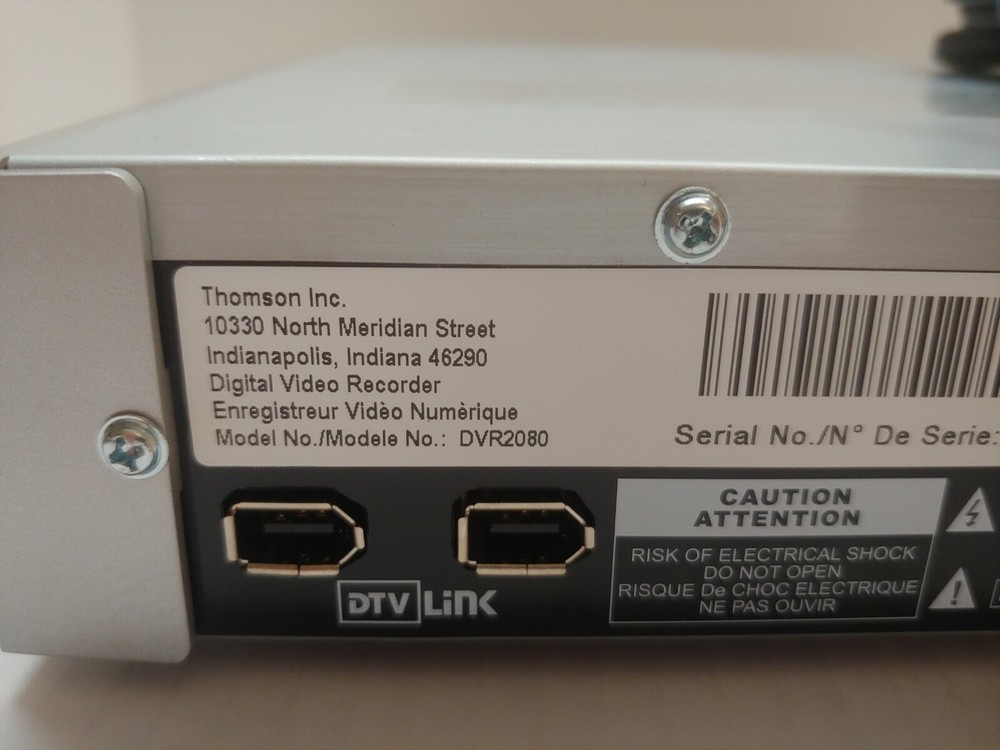 RCA DVR 2080 80GB Digital Video Recorder Scenium