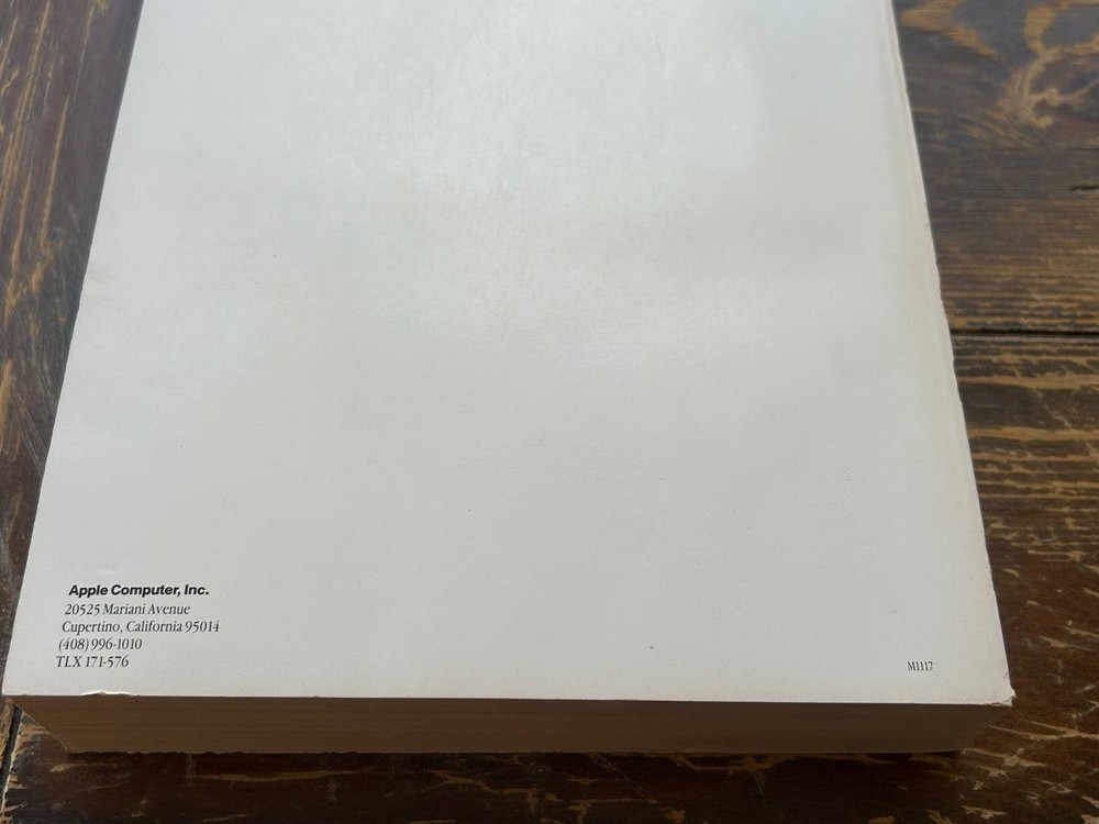 Inside Macintosh Promotional Edition Vintage Apple Developer Book 1985