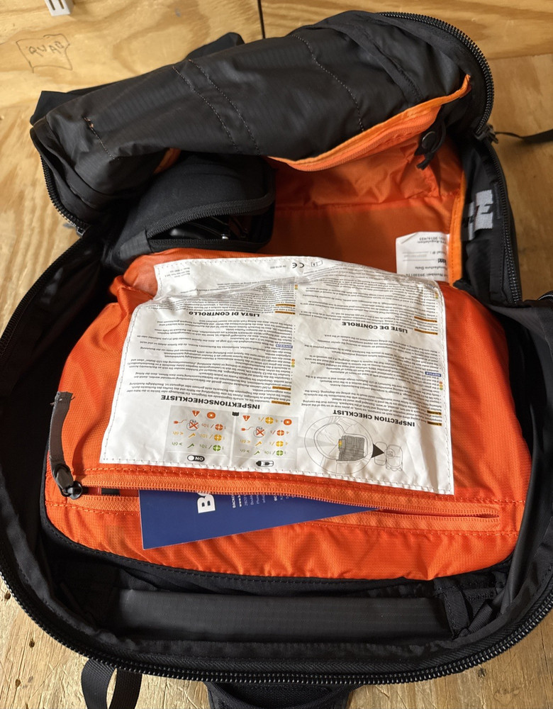 BCA Float E2-25 E2 Airbag System Backpack - Black/Orange S/M Torso