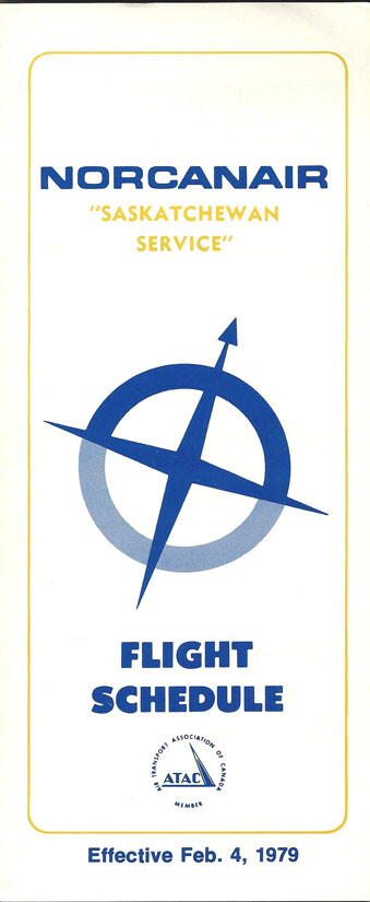Norcanair system timetable 2/4/79 [4111]