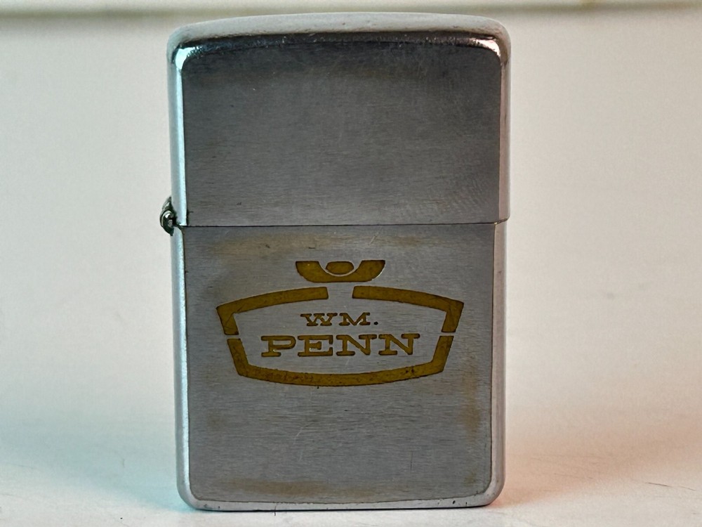 Zippo 1976 Wm Penn Cigarette Lighter, Original