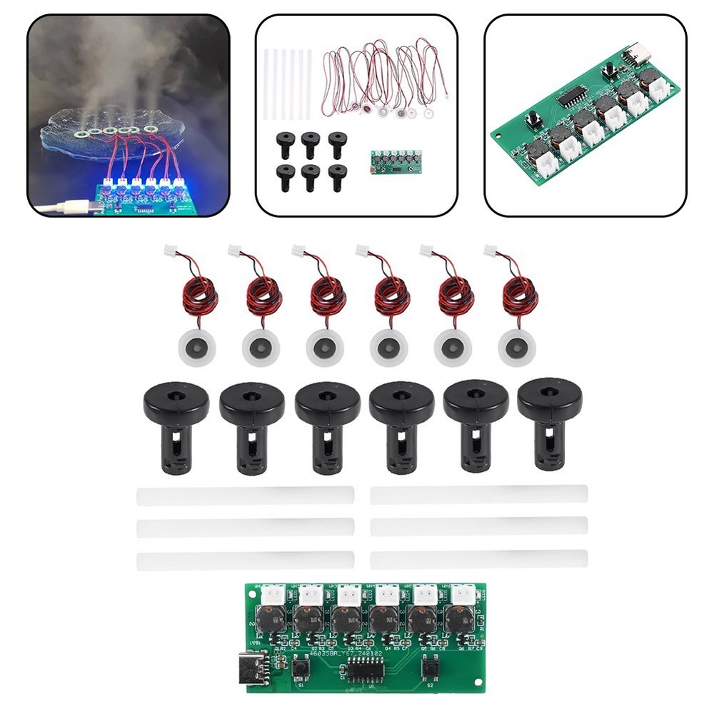 Compact Humidifier Control Board System with Multiple Spray Modes Available