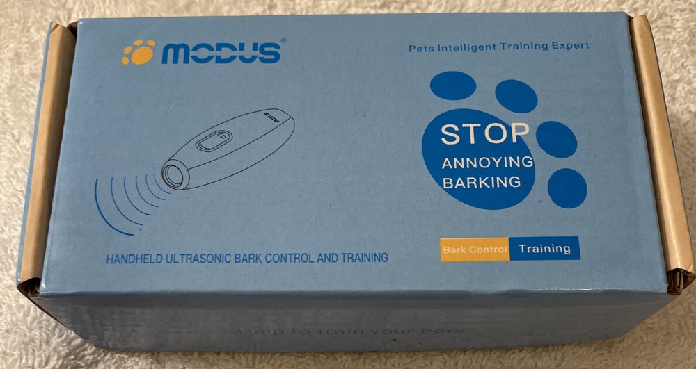 MODUS Bark Control Device - Ultrasonic Anti Barking Device, 2 in 1 Dog Behavior