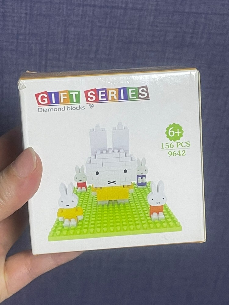 Miffy Diamond Blocks Micro Building Block 156psc - Mini Blocks Toys Gift