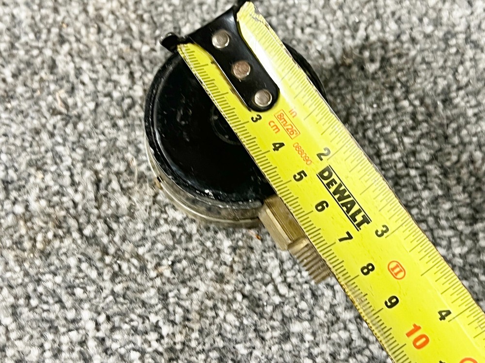 VINTAGE BRASS PRESSURE GAUGE FOR OXYGEN