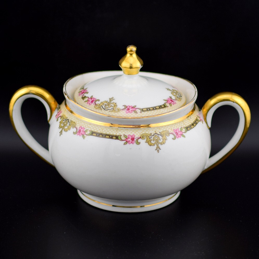 Cream and Sugar Set - Limoges by Vignaud
