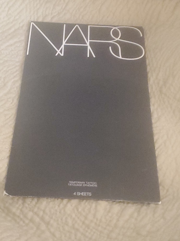 Nars Temporary Tattoo 4 Sheets New As Shown.