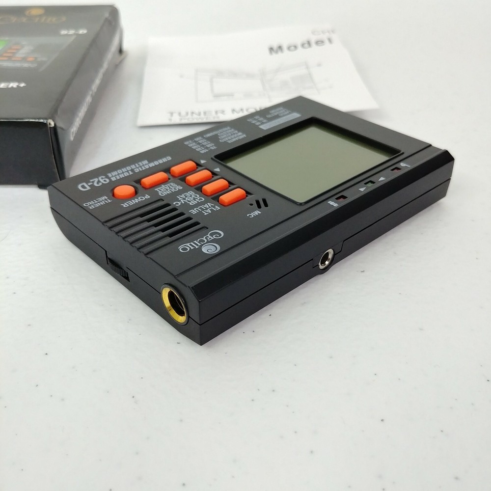 Cecilio 92-D chromatic tuner + metronome New open box