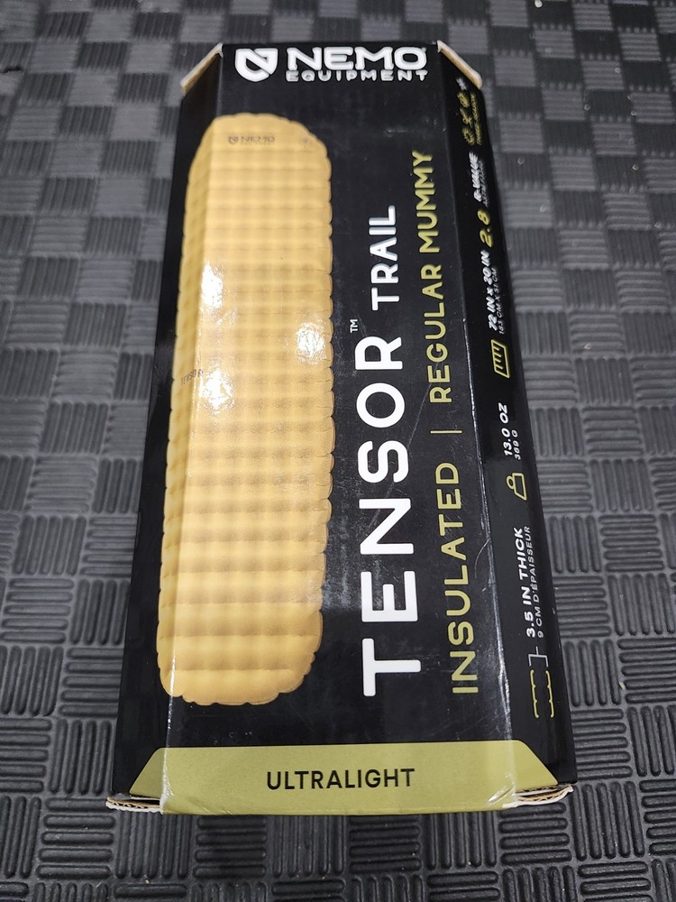Nemo Tensor Trail Ultralight Insulated Sleeping Pad, Regular Mummy 72x20"