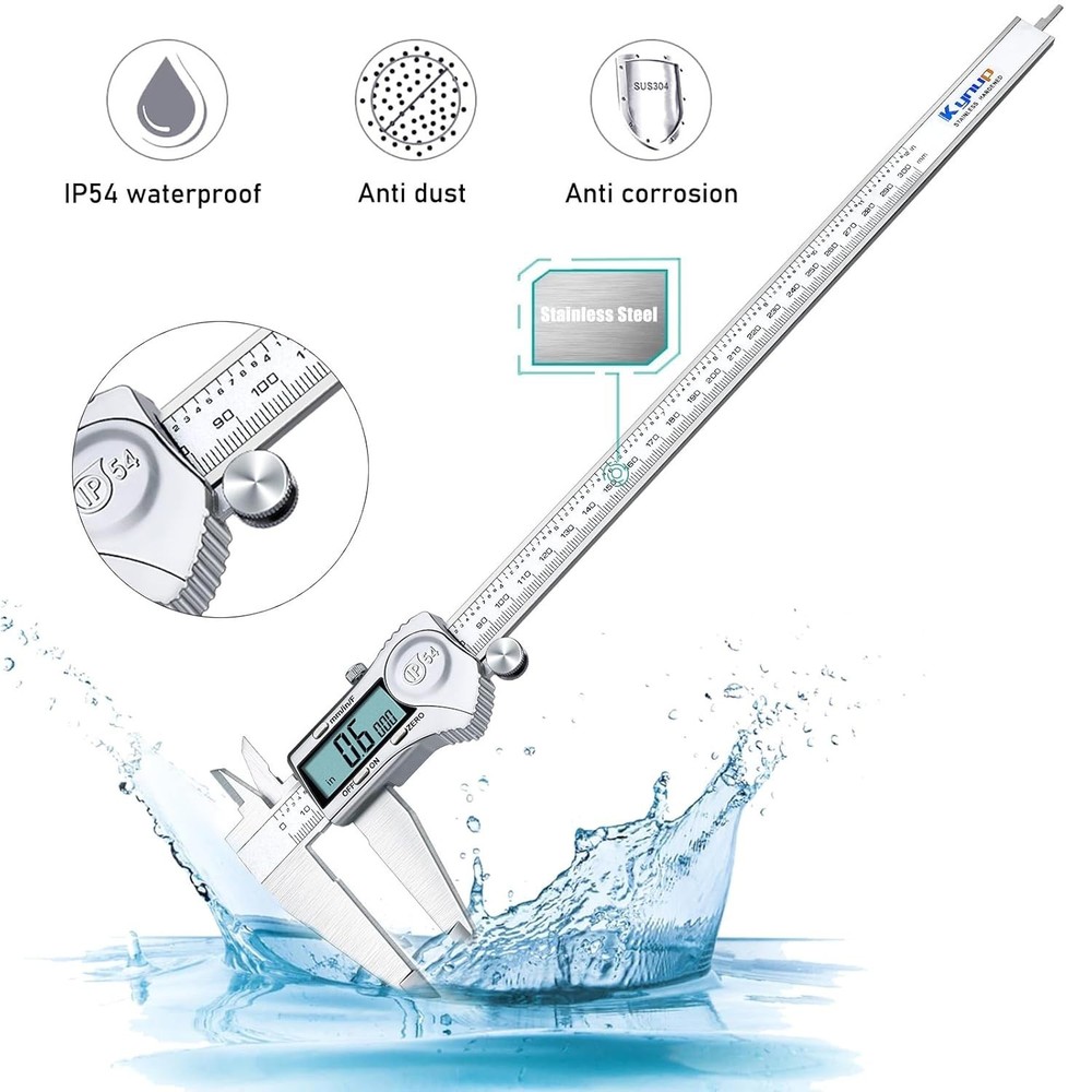 Splash Proof 12" Caliper Measuring Tool