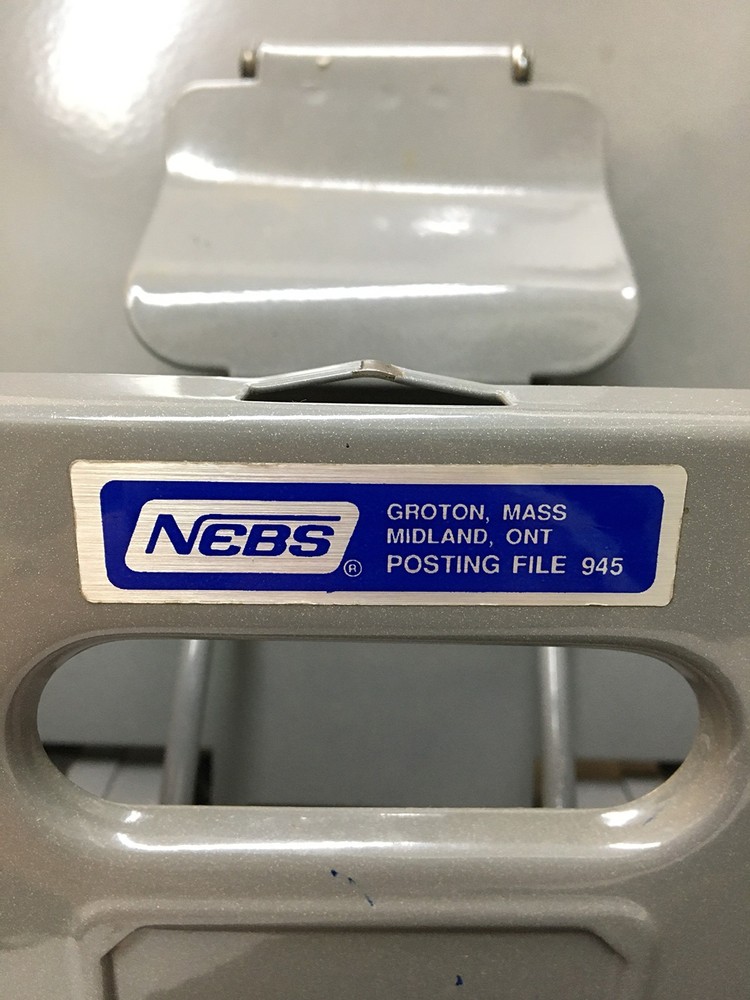 NEBS Metal Drop Side Posting File Tray 945 Grey