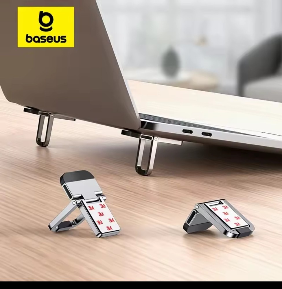 Baseus Foldable Stand Notebook Keyboard Supprt Kickstand Bracket Adjustable Gray