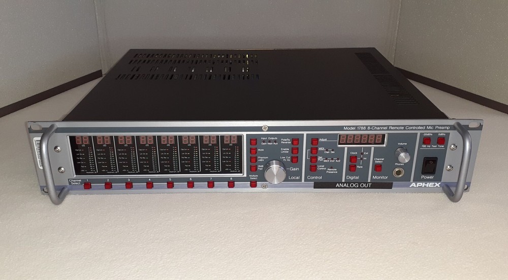 Aphex Model 1788 8-Channel Remote Controlled Microphone Preamplifier