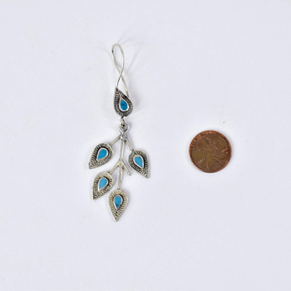 Silver Turquoise Earrings