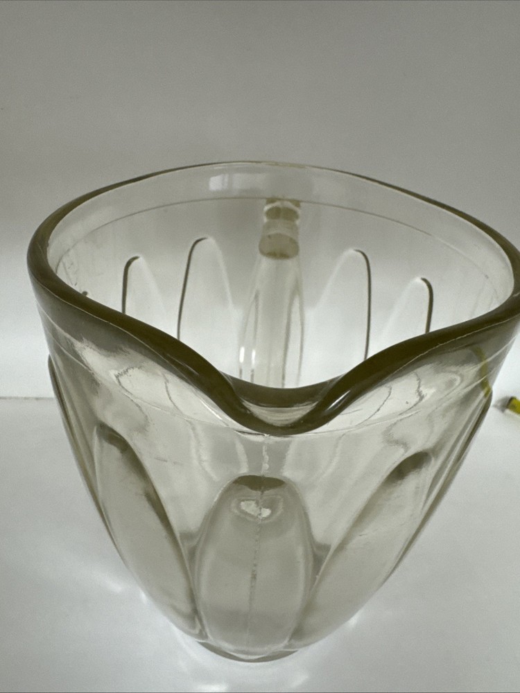 VINTAGE FLUTE PATTERN WATER PITCHER MCM