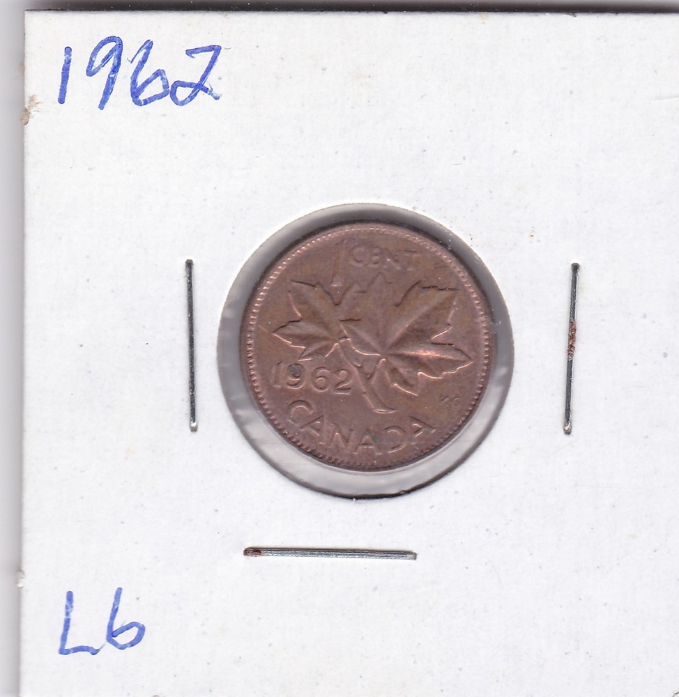 1962 Canada Cent L6
