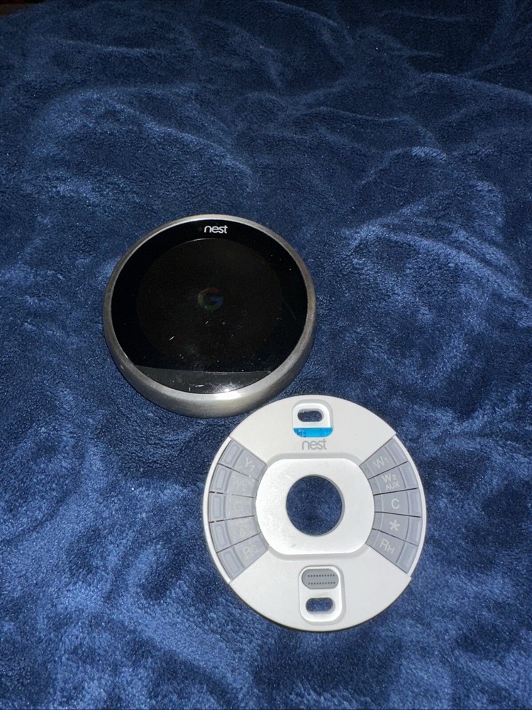 Google Nest Stainless Smart Learning Thermostat A0013