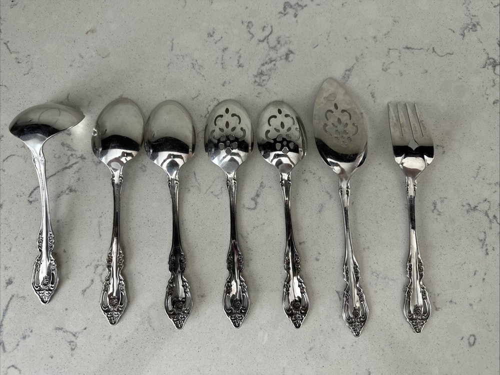 Oneida BRAHMS Community Stainless Flatware & Serving/Hostess 88 Pieces