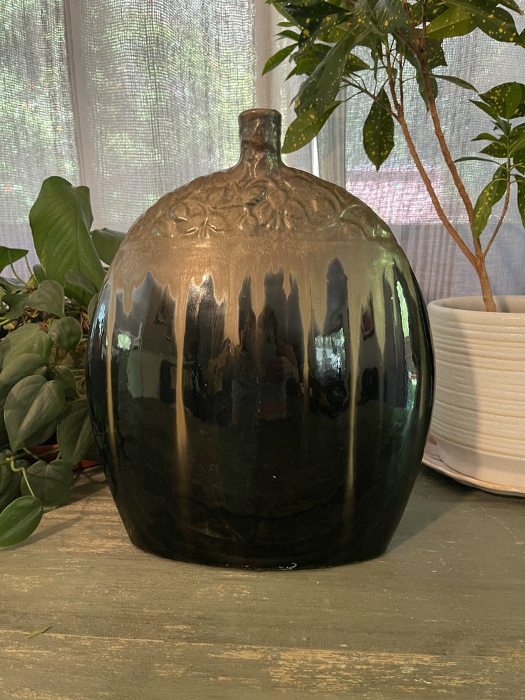 Vintage Decorative brown bottle/vase