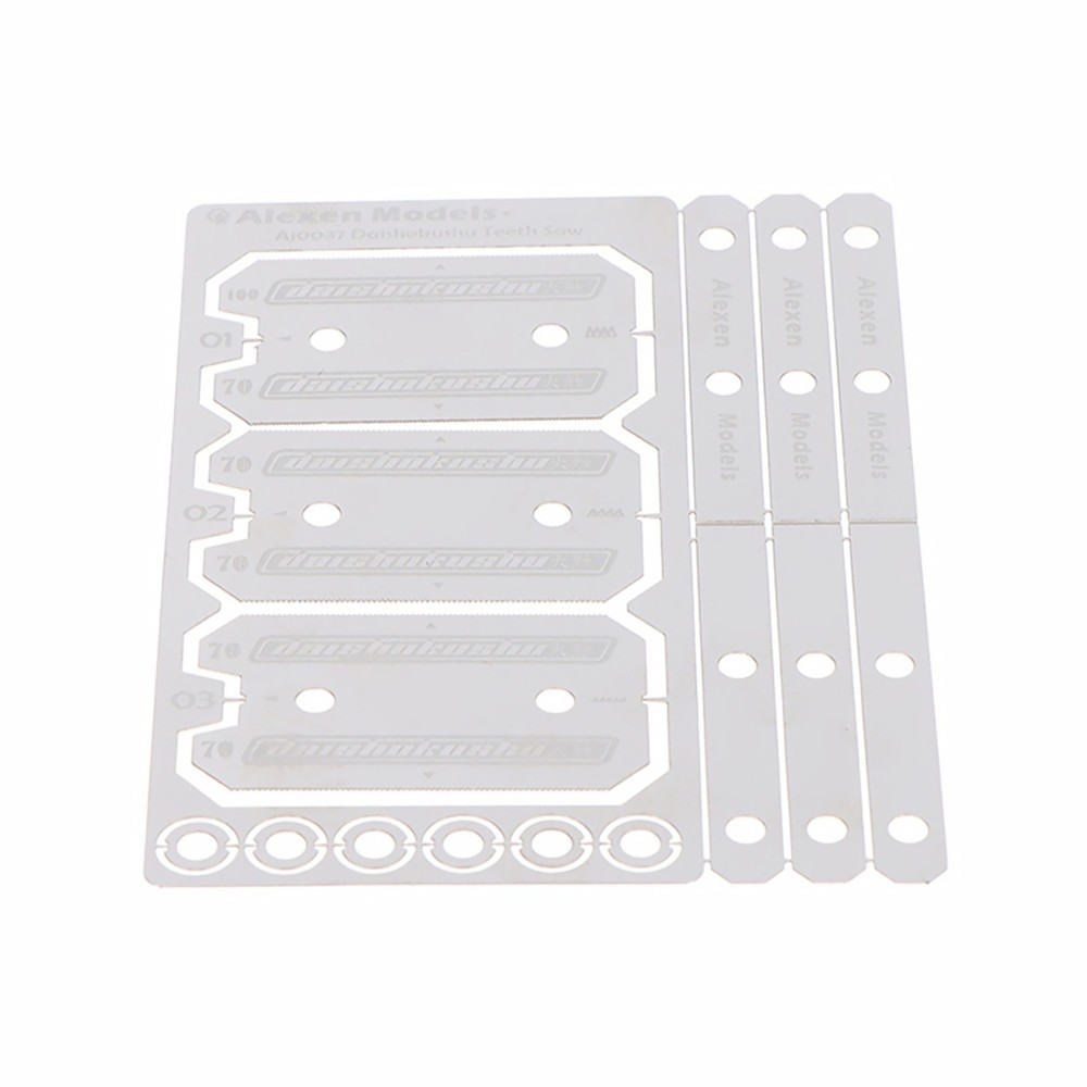 Aanti-Rust Metal Etching Saw Blade Set Model Plate Cutting Separating Tool