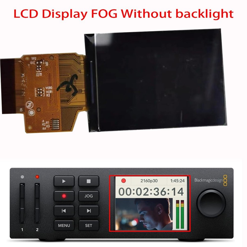 Lcd Display Screen Without backlight Blackmagic Design HyperDeck Studio HD Mini