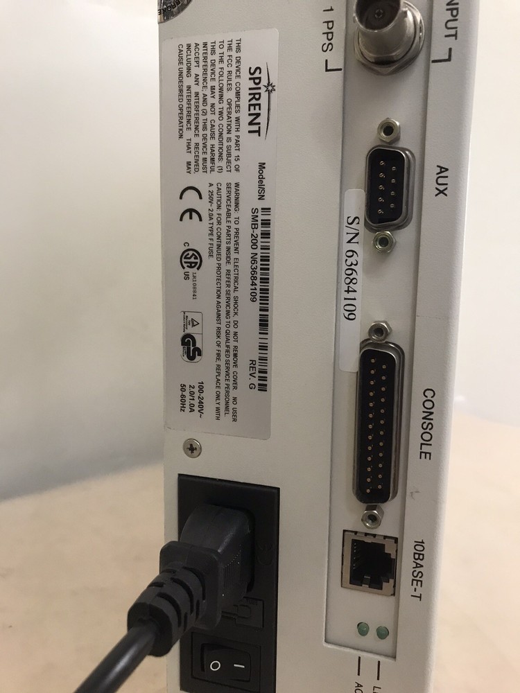 Spirent Smartbits SMB-200 Network Test Mainframe With 3 ML-7710