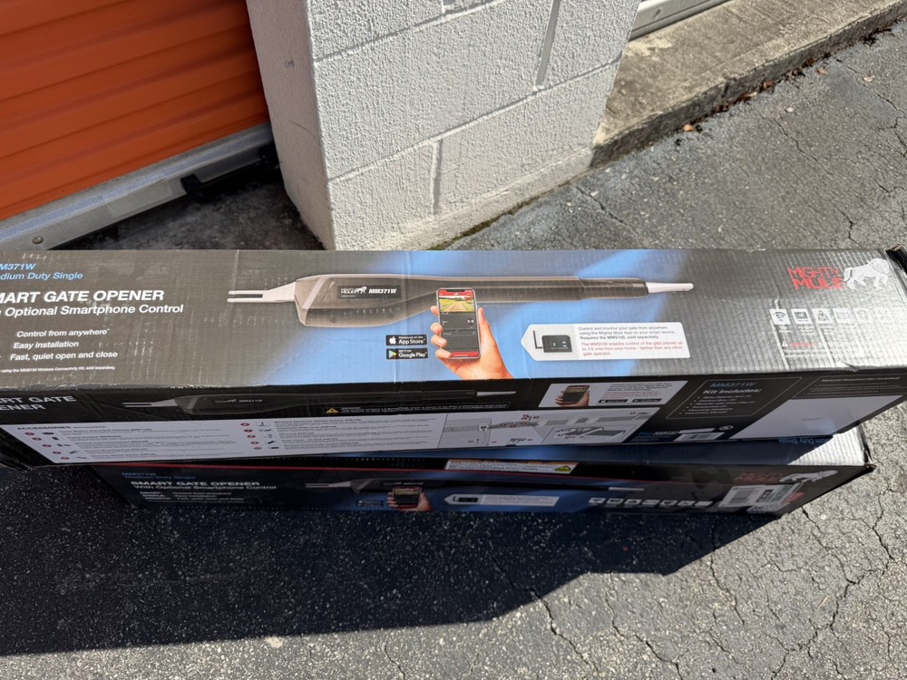 Mighty Mule MM371W Automatic Gate Opener Kit - Black