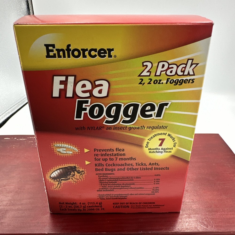 Enforcer Flea Fogger 2 Pack New