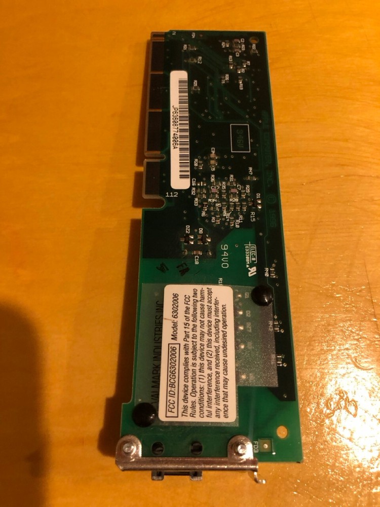  1996 Apple PowerMac 820-0809-A Internal Dial up modem 