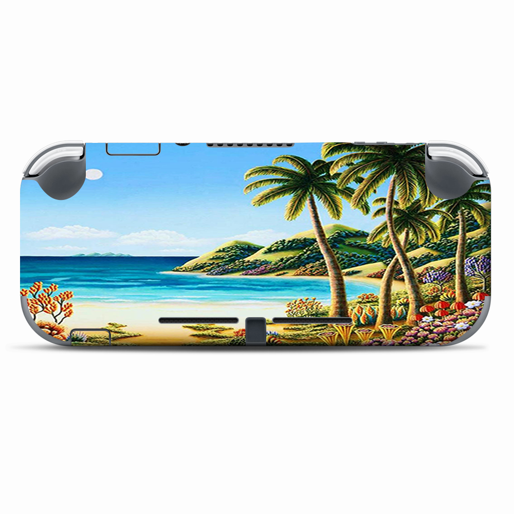 Skins Decals wrap for Nintendo Switch Lite - Beach Water Palm Trees