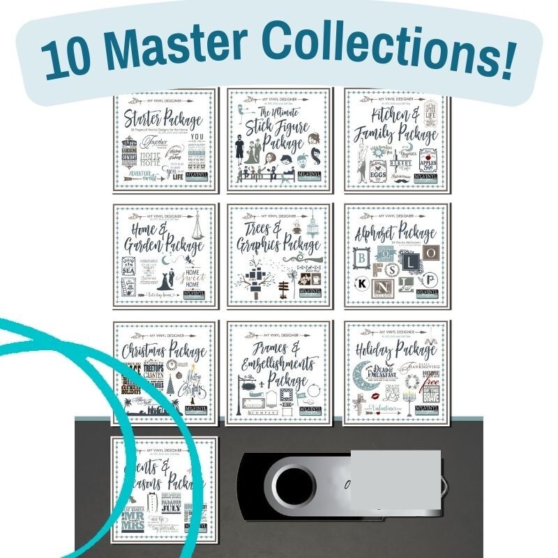 BEAUTIFUL WALLART GRAPHICS-VINYL CUTTER PLOTTER IMAGES-EPS VECTOR CLIPART CD USB