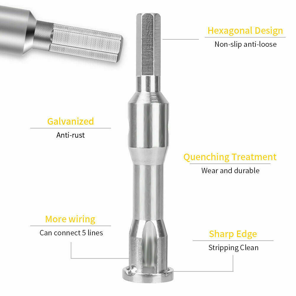 Cable Connector Wire Twisting Tools Stripper Twist Power Drill Driver Tool
