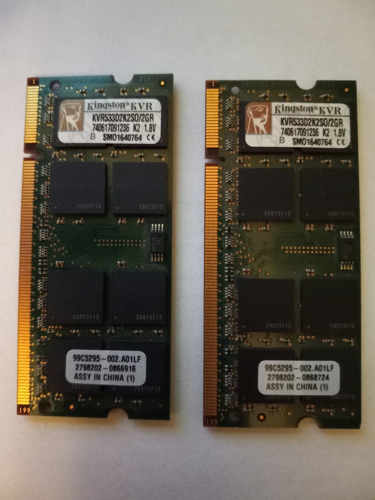 Kingston KVR533D2K2SO/2GR (2x1GB) DDR2 Memory