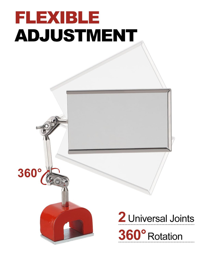 Inspection Welding Mirror Magnetic Base Adjustable Arm Machine Tool for Auto