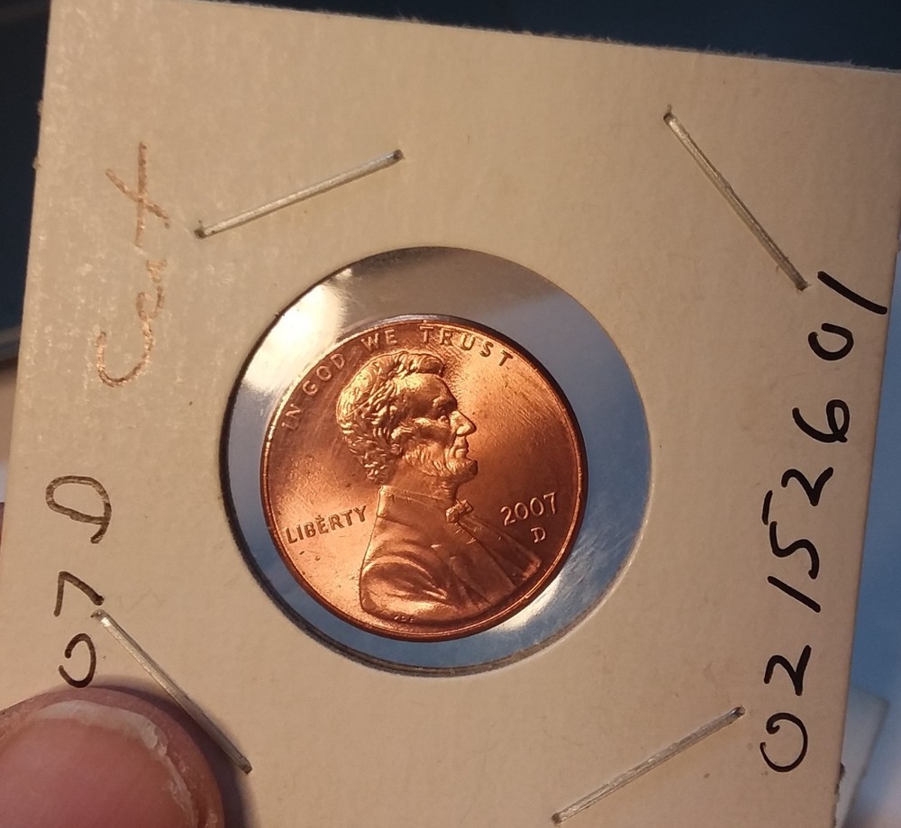 2007-D Lincoln Cent - 02152601