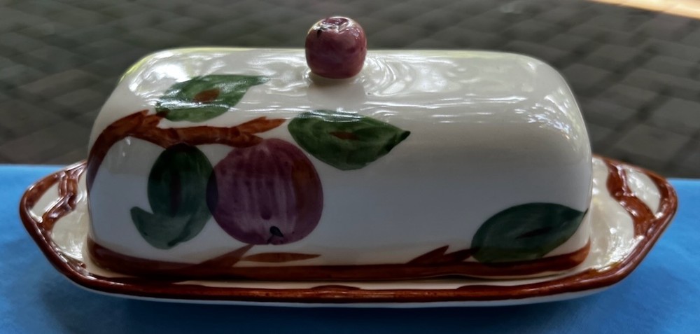 Franciscan Apple Covered Butter Dish England