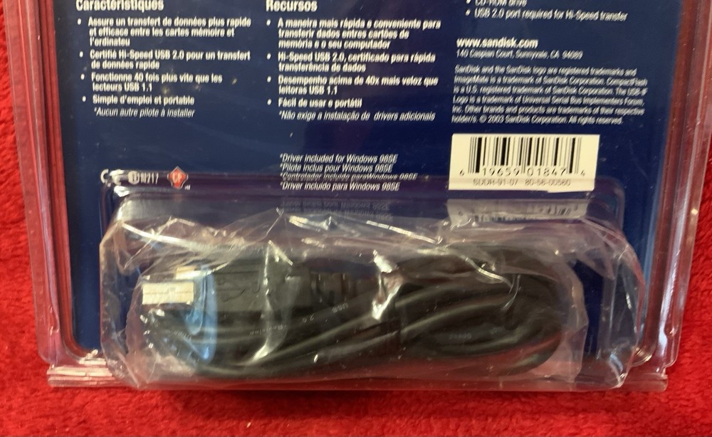 SanDisk Imagemate USB 2.0 Reader/Writer CompactFlash Type I & II Brand New