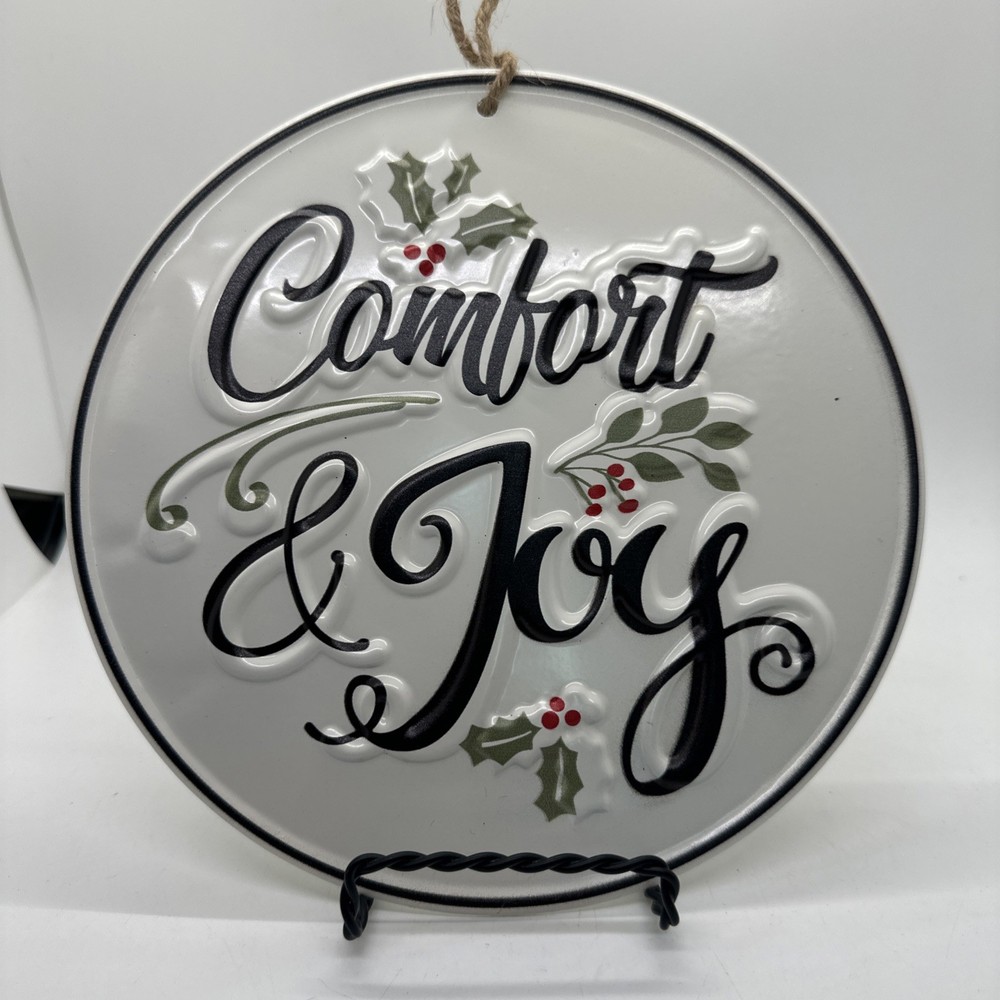 Comfort Joy Christmas sign