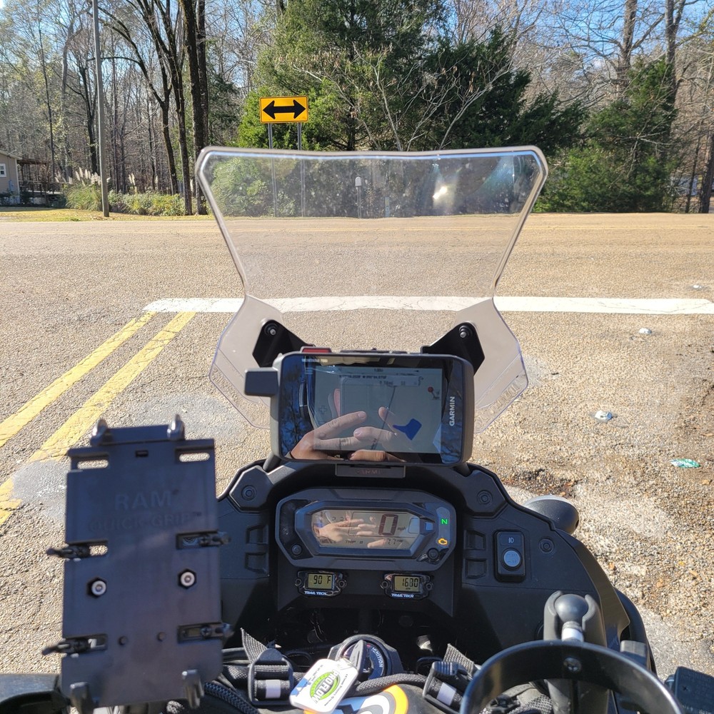 2022+ KLR650 Windshield / Windscreen Risers