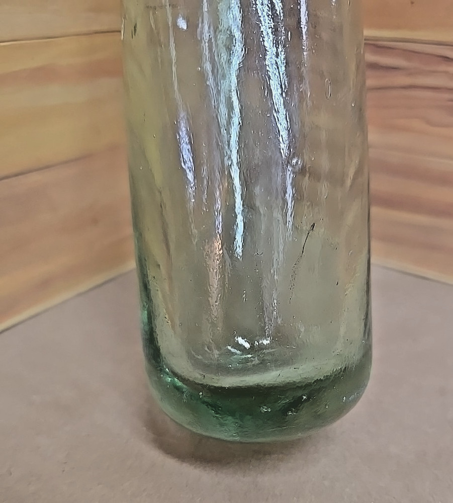 Antique Torpedo Bottle; Green