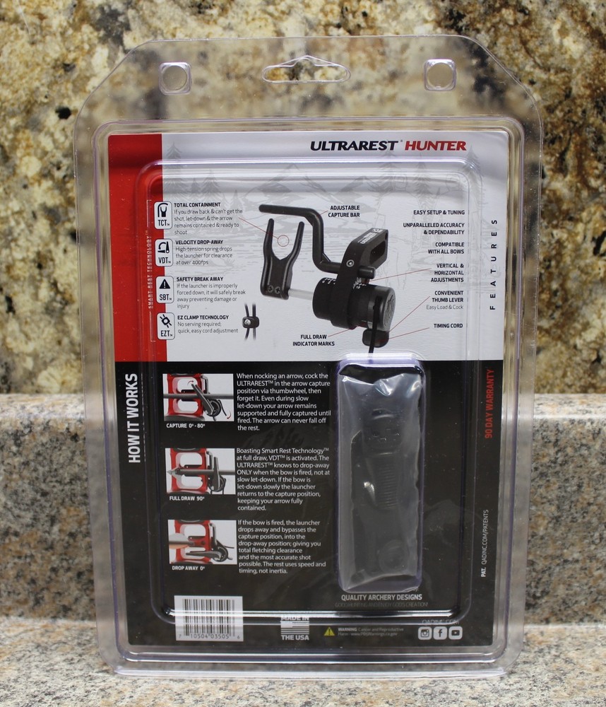 QAD Quality Archery Designs UltraRest Hunter