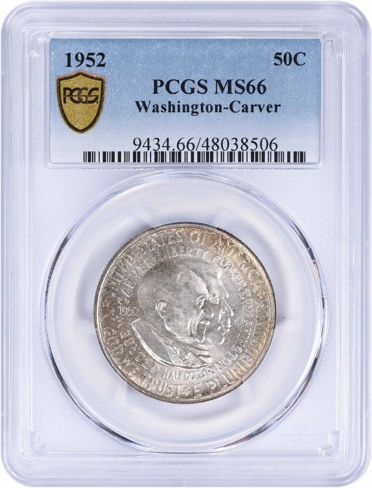 1952 Washington-Carver Commemorative Half MS66 PCGS